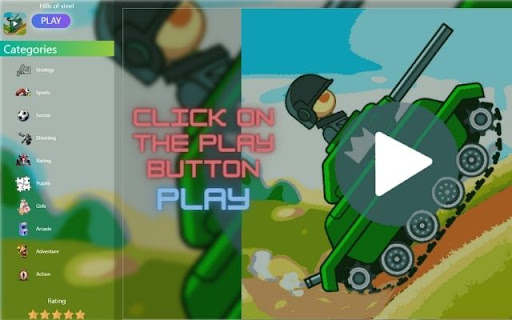 HILLS OF STEEL Play Online Chrome  from Chrome web store to be run with OffiDocs Chromium online