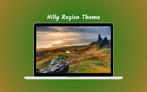 Hilly Region Theme  from Chrome web store to be run with OffiDocs Chromium online