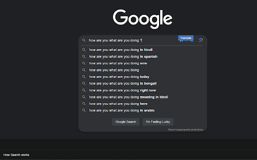 Hindi to English Translator  from Chrome web store to be run with OffiDocs Chromium online