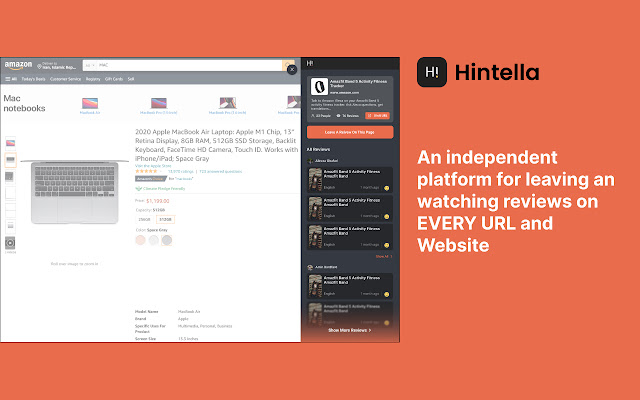 Hintella | Leave Video Review Anywhere  from Chrome web store to be run with OffiDocs Chromium online