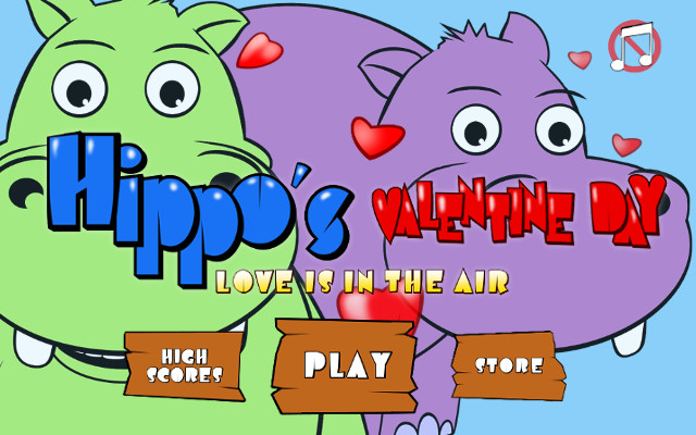 Hippo Valentine Day  from Chrome web store to be run with OffiDocs Chromium online