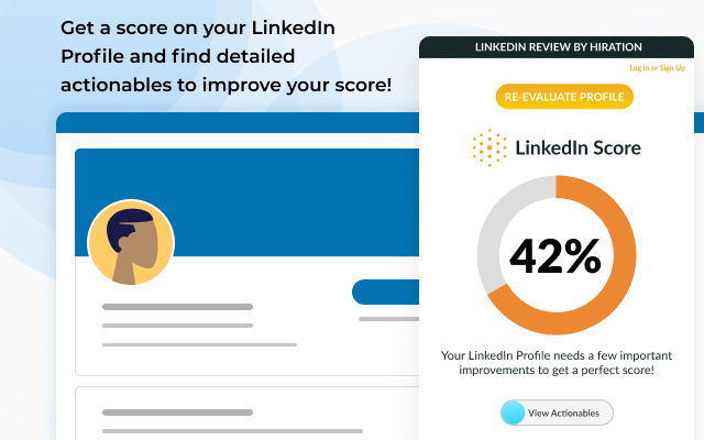 Hiration Linkedin Semakan Sambungan Chrome daripada kedai web Chrome untuk dijalankan dengan OffiDocs Chromium dalam talian