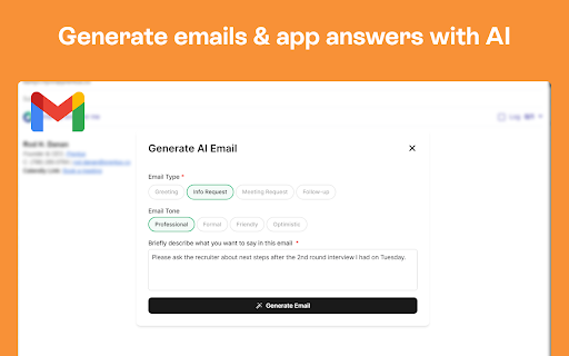 HireDevry | Job Tracker, AI Networking,  Application Helper  from Chrome web store to be run with OffiDocs Chromium online