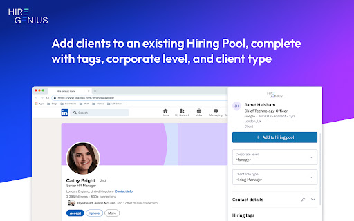 Hire Genius Sync  from Chrome web store to be run with OffiDocs Chromium online
