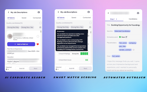 HireRight LinkedIn AI Recruiting Tool for Sourcing  Outreach (by Brix)  from Chrome web store to be run with OffiDocs Chromium online