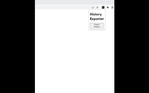 History Exporter  from Chrome web store to be run with OffiDocs Chromium online
