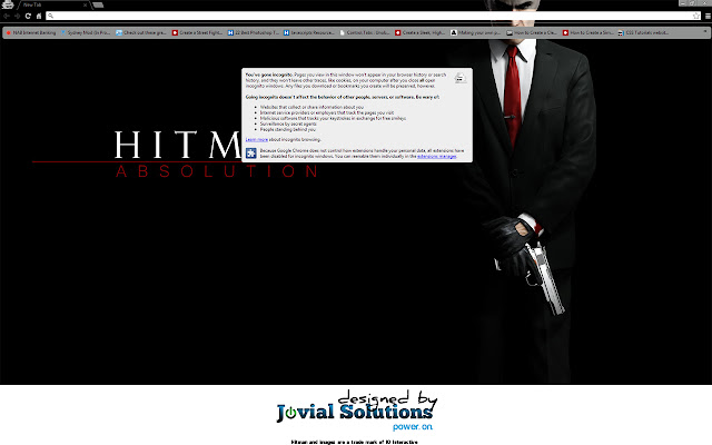 Hitman: Absolution Theme  from Chrome web store to be run with OffiDocs Chromium online