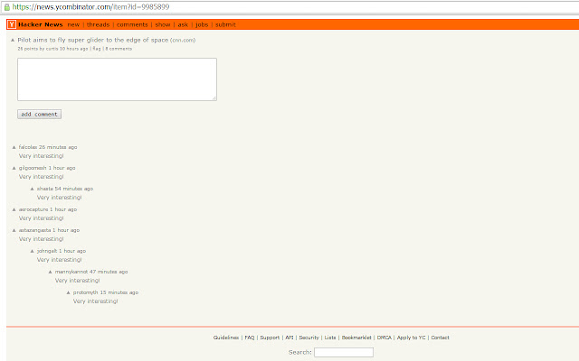 HN Comment Fixer  from Chrome web store to be run with OffiDocs Chromium online