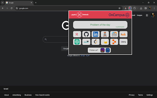 HOC haifa Bag  from Chrome web store to be run with OffiDocs Chromium online