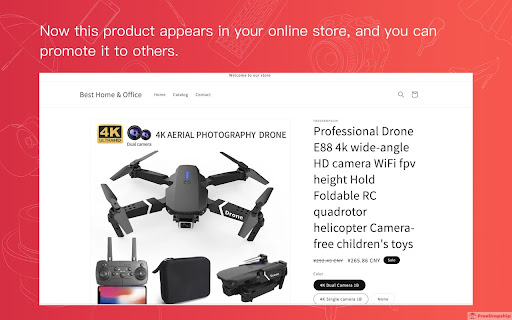 HO FreeDropship AliExpress Dropshipping Asistant  from Chrome web store to be run with OffiDocs Chromium online
