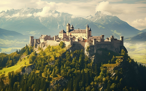 Hohenwerfen Castle  from Chrome web store to be run with OffiDocs Chromium online