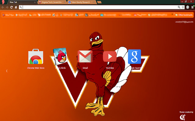 Hokie Chrome Theme  from Chrome web store to be run with OffiDocs Chromium online