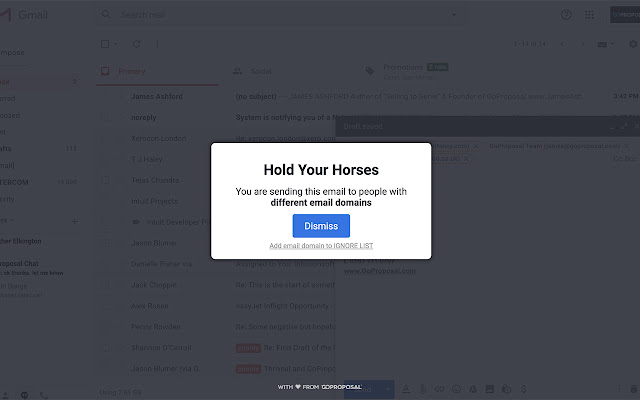 HOLD YOUR HORSES for Gmail  Outlook  from Chrome web store to be run with OffiDocs Chromium online