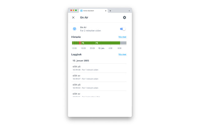 Home Assistant Mute Switch  from Chrome web store to be run with OffiDocs Chromium online