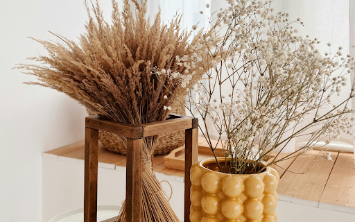 Home Decor and a Flower Vase  from Chrome web store to be run with OffiDocs Chromium online