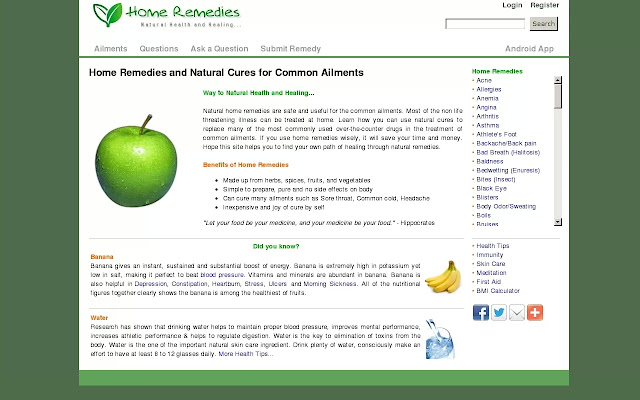 HomeRemediesForYou.com  from Chrome web store to be run with OffiDocs Chromium online