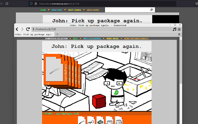 Homestuck Companion  from Chrome web store to be run with OffiDocs Chromium online