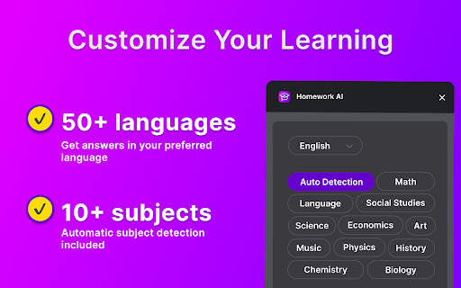 Homework AI  from Chrome web store to be run with OffiDocs Chromium online