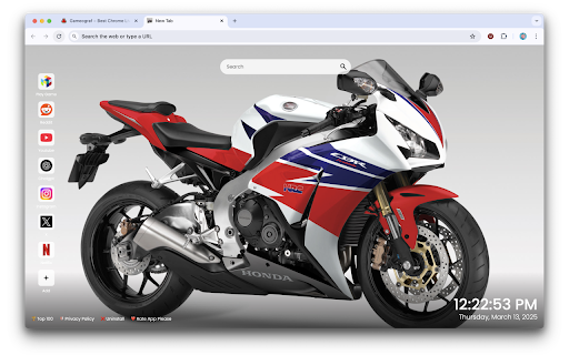 Honda CBR1000RR Wallpapers  from Chrome web store to be run with OffiDocs Chromium online
