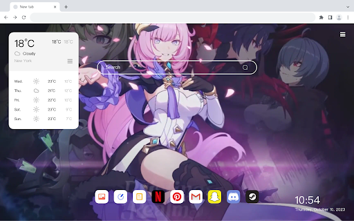 Honkai Impact 3rd Ai Li Xi Ya HomePage  from Chrome web store to be run with OffiDocs Chromium online