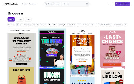 Hookwell Save and Organize your Favorite Emails.  from Chrome web store to be run with OffiDocs Chromium online