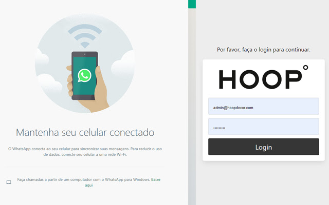 HoopCRM for WhatsApp Web  from Chrome web store to be run with OffiDocs Chromium online
