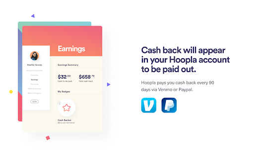 Hoopla: Coupon Codes, Deals and Cash Back  from Chrome web store to be run with OffiDocs Chromium online
