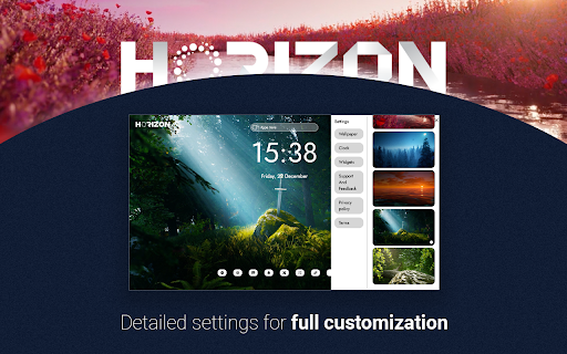 Horizon  from Chrome web store to be run with OffiDocs Chromium online