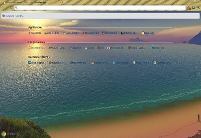 Horizon blue beach  from Chrome web store to be run with OffiDocs Chromium online