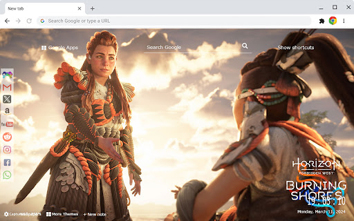 Horizon Forbidden West  from Chrome web store to be run with OffiDocs Chromium online