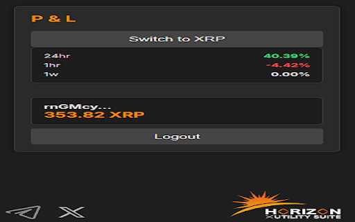 Horizon XRPL Utility Suite  from Chrome web store to be run with OffiDocs Chromium online