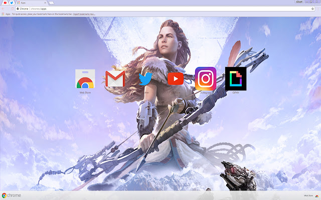 Horizon Zero Dawn | Aloy  from Chrome web store to be run with OffiDocs Chromium online