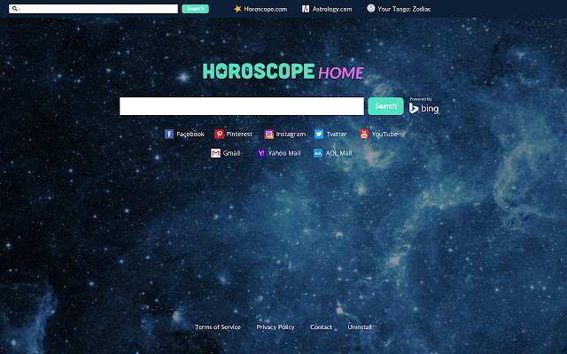 Horoscope Home  from Chrome web store to be run with OffiDocs Chromium online