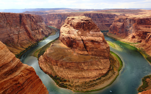 Horseshoe shaped rock mountain  from Chrome web store to be run with OffiDocs Chromium online