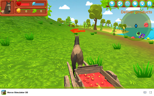 Horse Simulator 3D Embark on a Wild Horse Adventure!  from Chrome web store to be run with OffiDocs Chromium online
