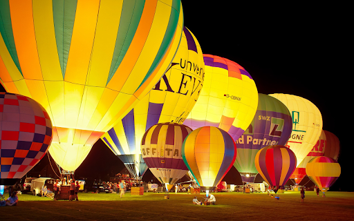 Hot air balloon festival  from Chrome web store to be run with OffiDocs Chromium online
