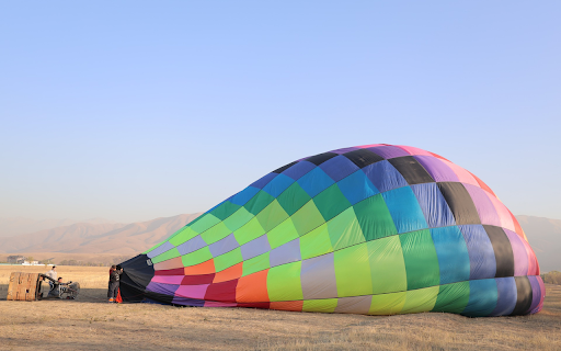 Hot air balloon landing  from Chrome web store to be run with OffiDocs Chromium online