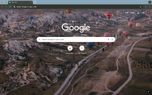 hot air balloons and mountains  from Chrome web store to be run with OffiDocs Chromium online
