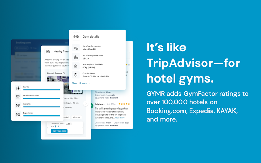 HotelGyms.com Stay fit while traveling  from Chrome web store to be run with OffiDocs Chromium online