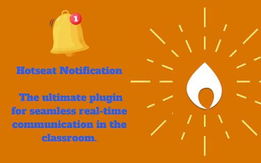 Hotseat Notification  from Chrome web store to be run with OffiDocs Chromium online