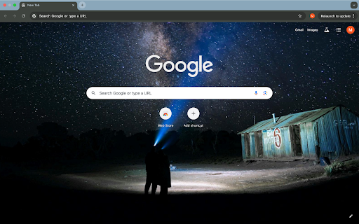 house and starry night sky  from Chrome web store to be run with OffiDocs Chromium online