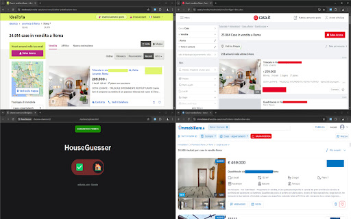 HouseGuesser  from Chrome web store to be run with OffiDocs Chromium online