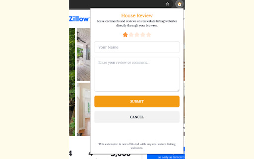 House Review  from Chrome web store to be run with OffiDocs Chromium online