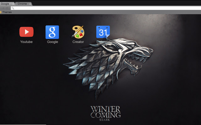 House Stark Game of Thrones  from Chrome web store to be run with OffiDocs Chromium online