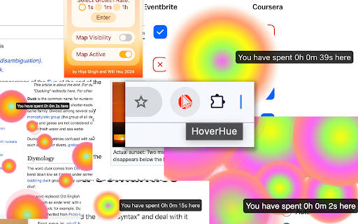 HoverHue  from Chrome web store to be run with OffiDocs Chromium online