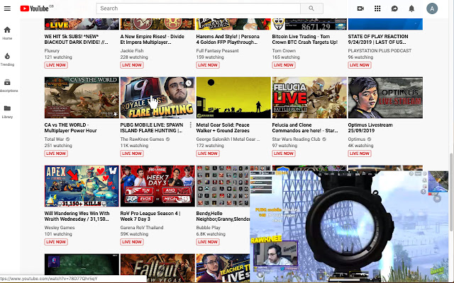 HoverPlay  from Chrome web store to be run with OffiDocs Chromium online