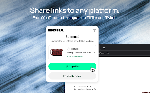 Howl.Link  from Chrome web store to be run with OffiDocs Chromium online