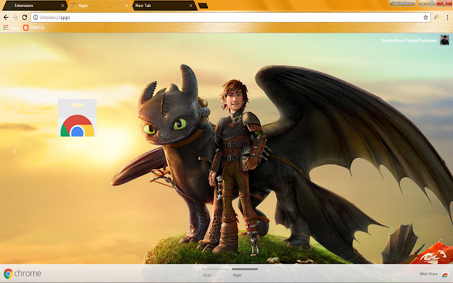 How to train dragon toothless  from Chrome web store to be run with OffiDocs Chromium online