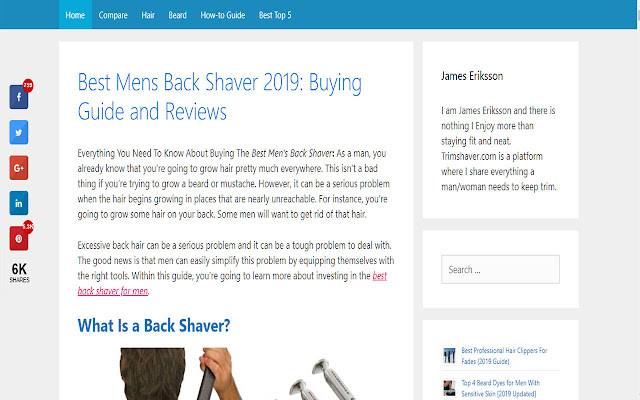 HOW TO USE A BACK SHAVER  from Chrome web store to be run with OffiDocs Chromium online