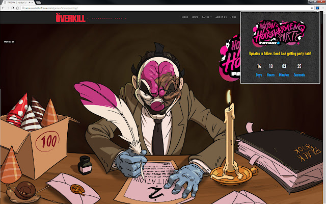 HOXTONS HOUSEWARMING PARTY  from Chrome web store to be run with OffiDocs Chromium online